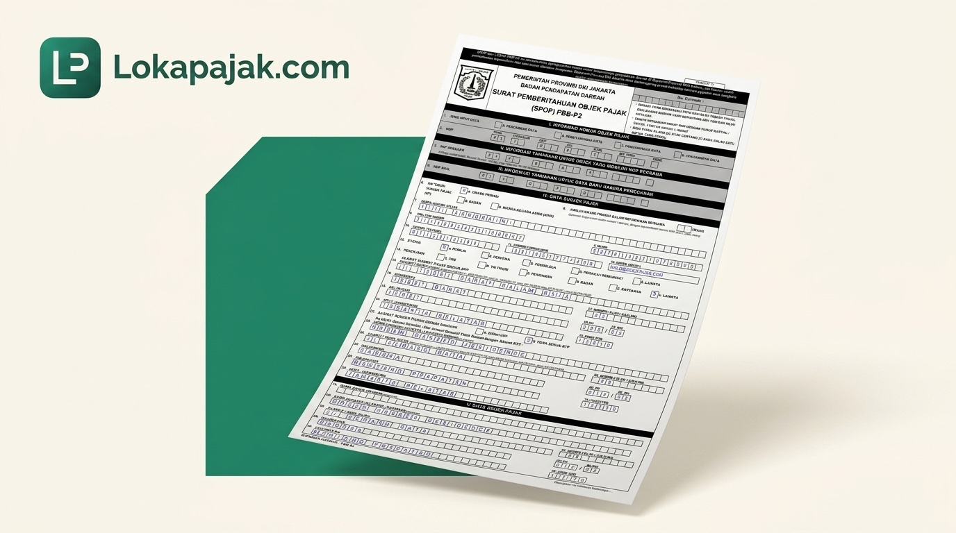 Panduan mengisi formulir SPOP & LSPOP PBB-P2 Jakarta — LokaPajak